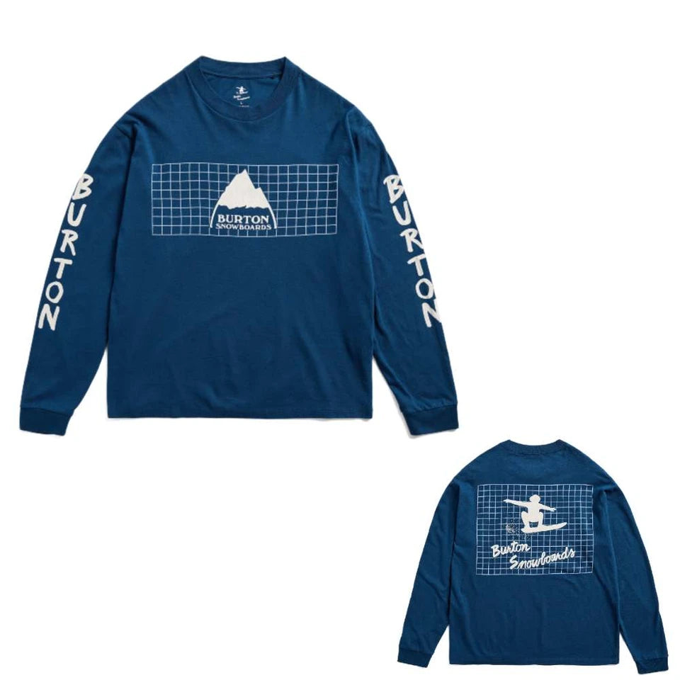 2027 Burton 80's LS Shirt - Selvedge Blue