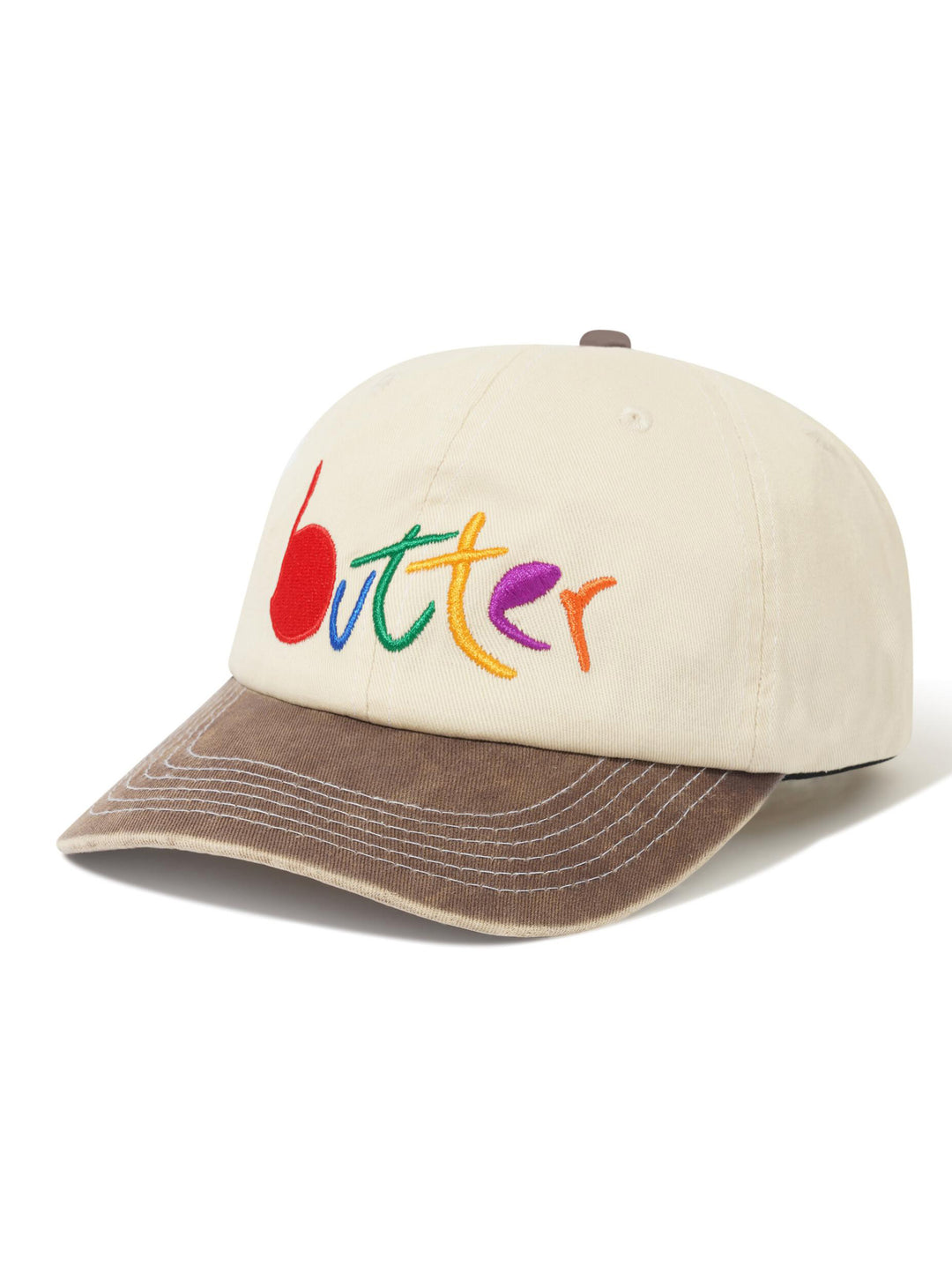 Butter Art 6 Panel Cap - Natural / Dusk