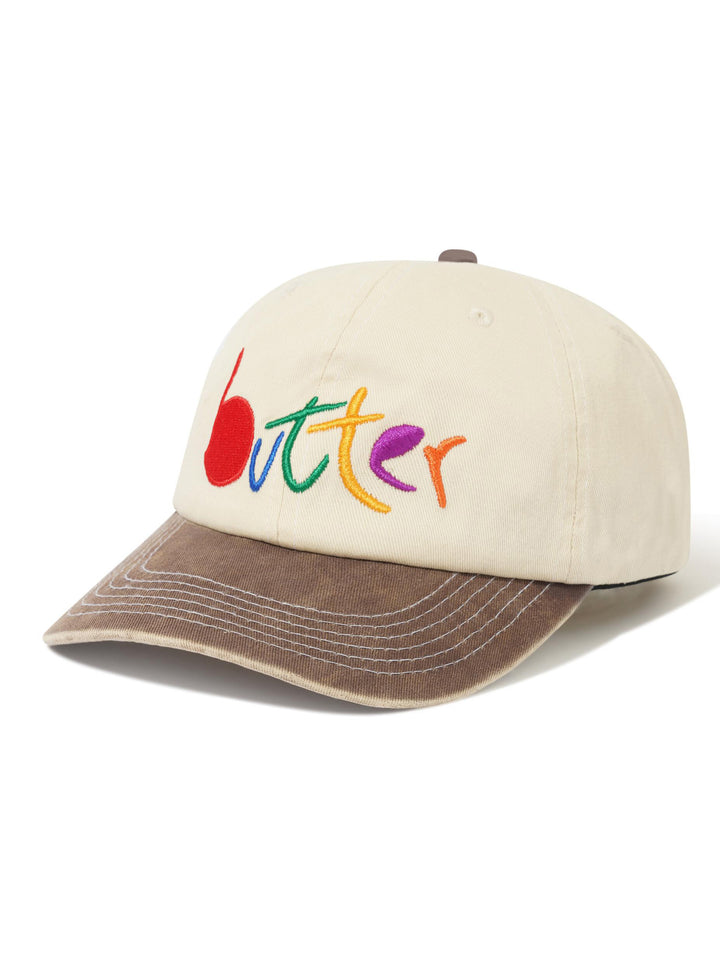 Butter Art 6 Panel Cap - Natural / Dusk