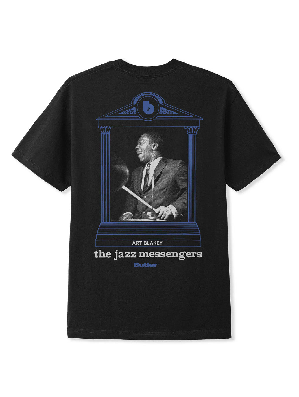 Butter x Bluenote Jazz Messengers Tee - Black