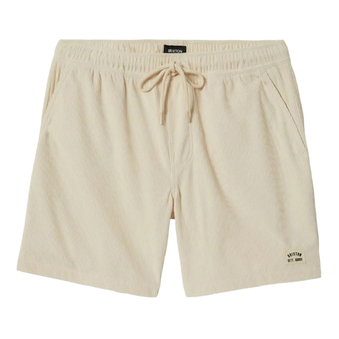 Brixton Everyday Vintage Wash Cord Short - Whitecap