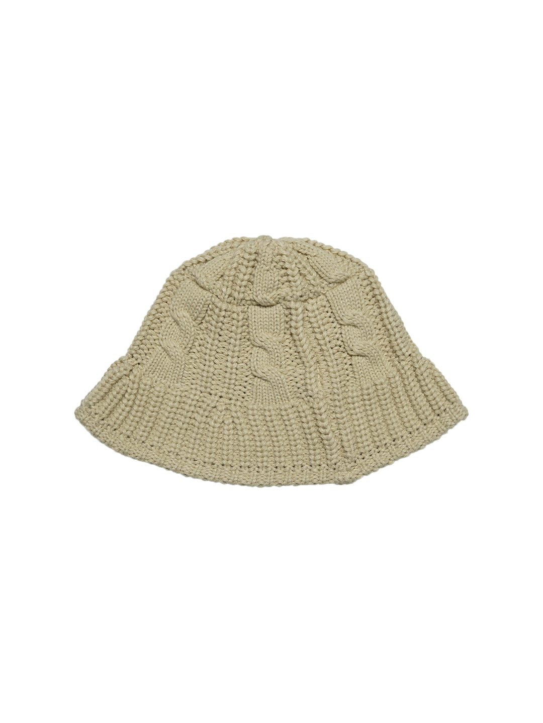 Stussy Cable Knit Bucket Hat - Oat