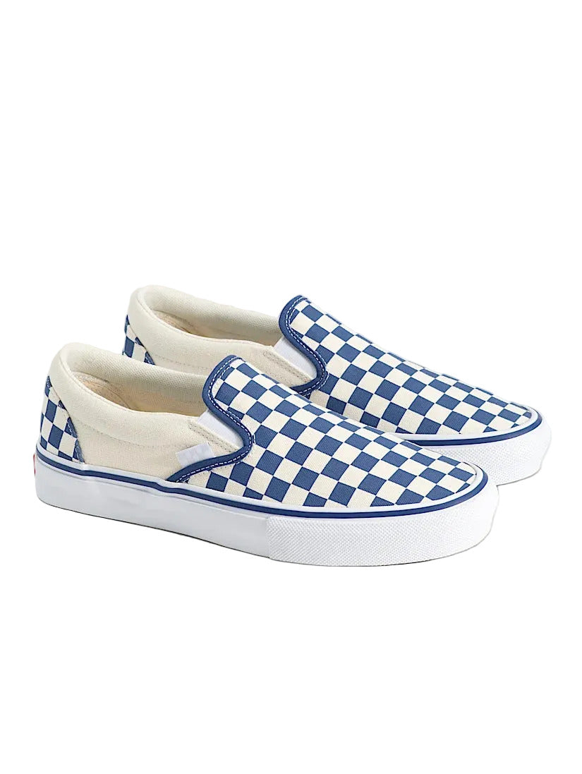 Vans Skate Slip-On - Blue Checkerboard