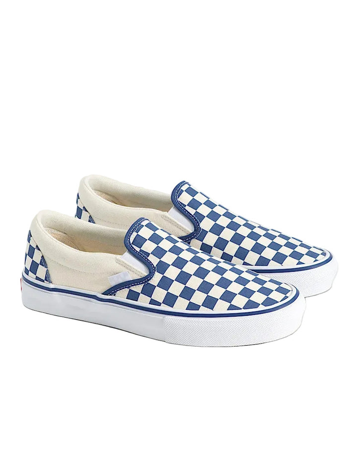 Vans Skate Slip-On - Blue Checkerboard