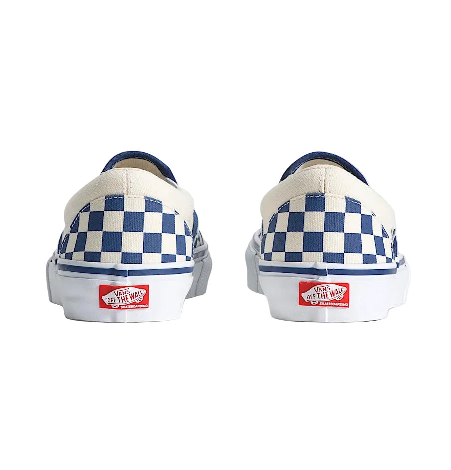 Vans Skate Slip-On - Blue Checkerboard