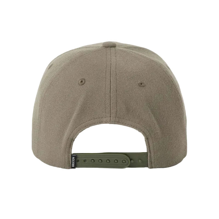 Brixton Crest MP Snapback - Dark Olive / Caramel