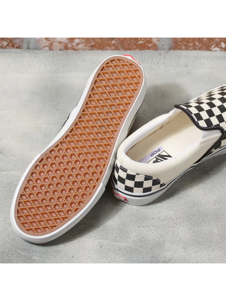 Vans Skate Slip On - Checkerboard Black / White