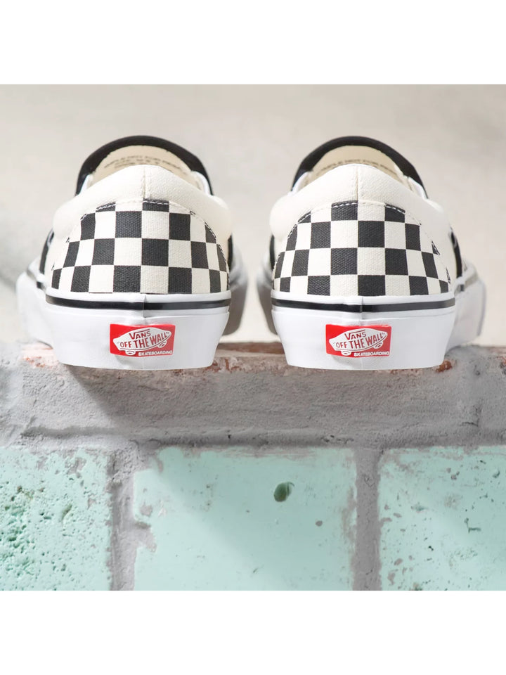 Vans Skate Slip On - Checkerboard Black / White