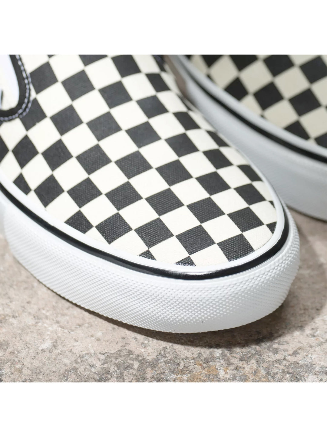 Vans Skate Slip On - Checkerboard Black / White