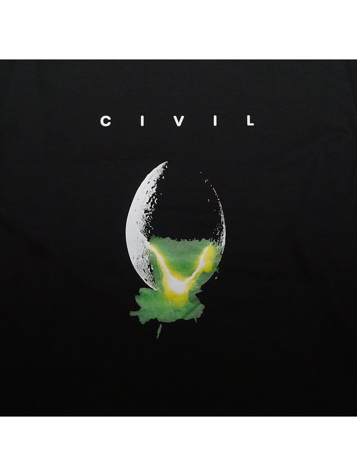 Civil Alien Longsleeve Tee - Black