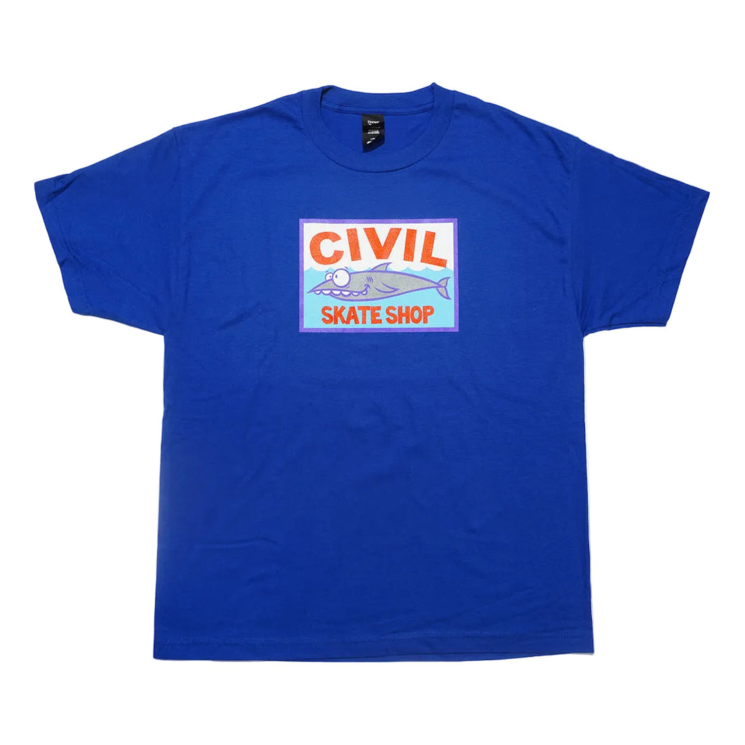 Civil Bait Shop Tee - Deep Royal