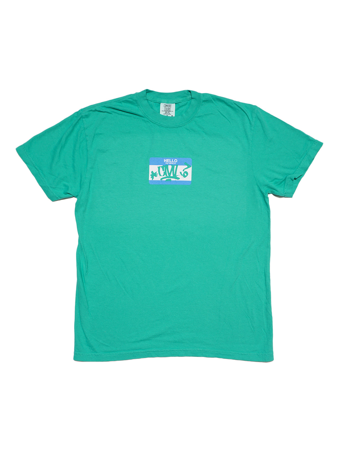 Civil Hello My Name Is Tee - Island Green