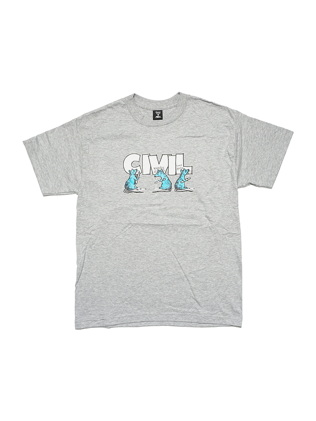 Civil SSD Rat Tee - Light Steel