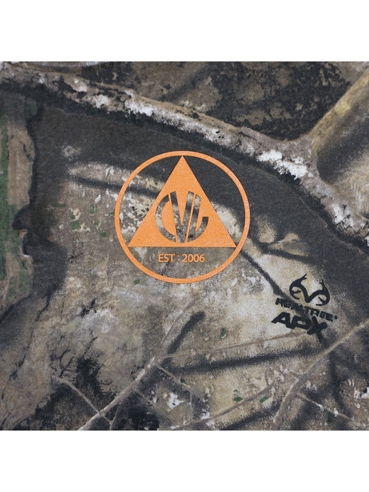 Civil Defense SS Tee - Realtree Camo / Orange