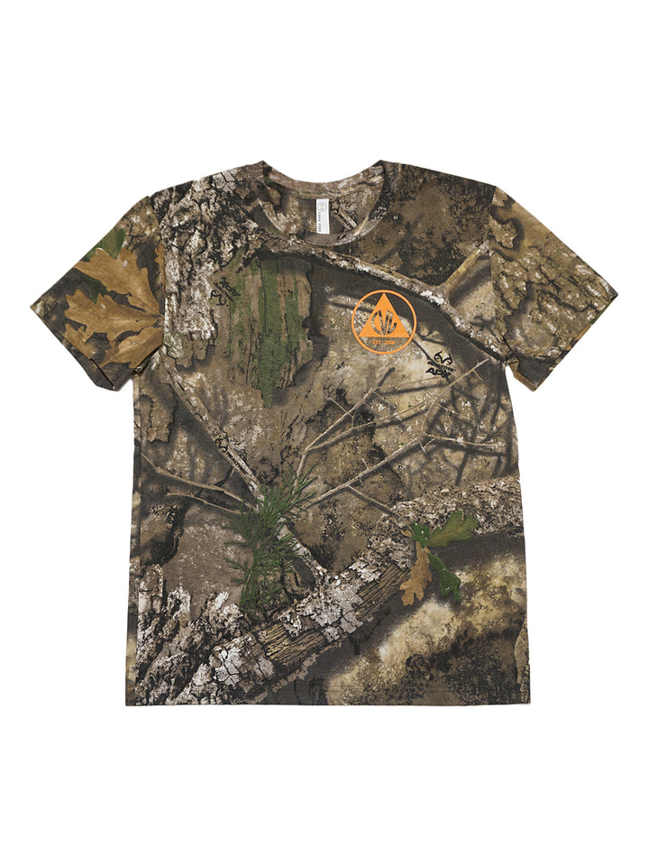 Civil Defense SS Tee - Realtree Camo / Orange