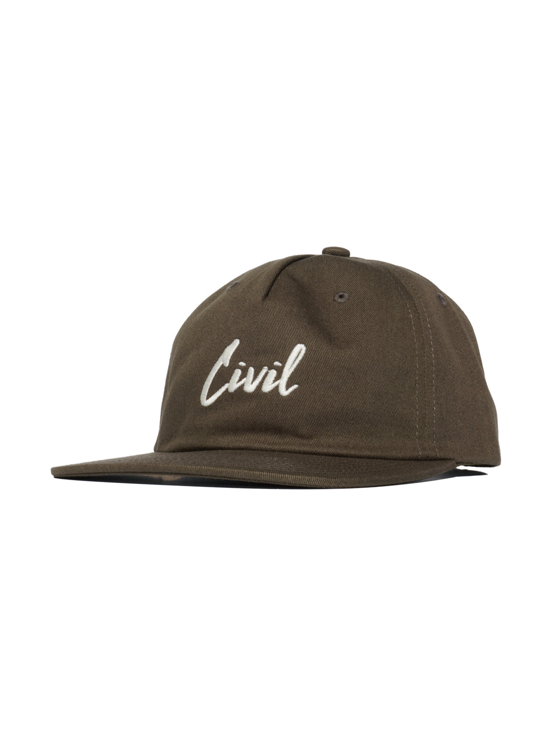Civil Script 6 Panel Hat