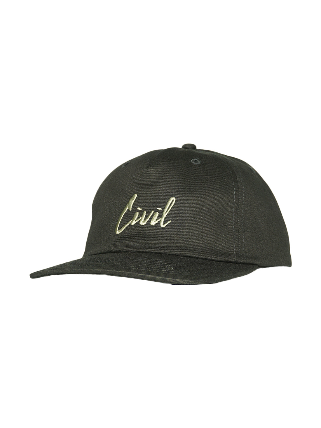 Civil Script 6 Panel - Black / Jade