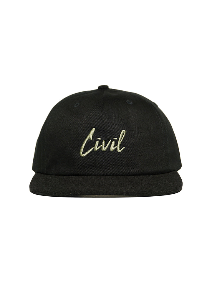 Civil Script 6 Panel Premium - Black / Black