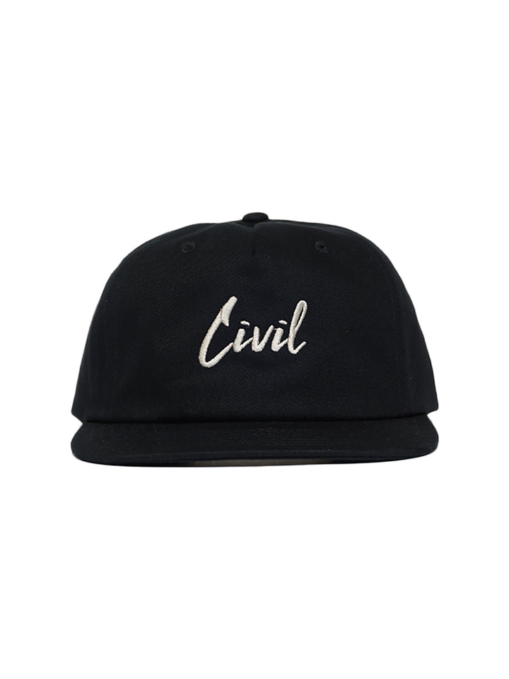 Civil Script 6 Panel - Black / Stone