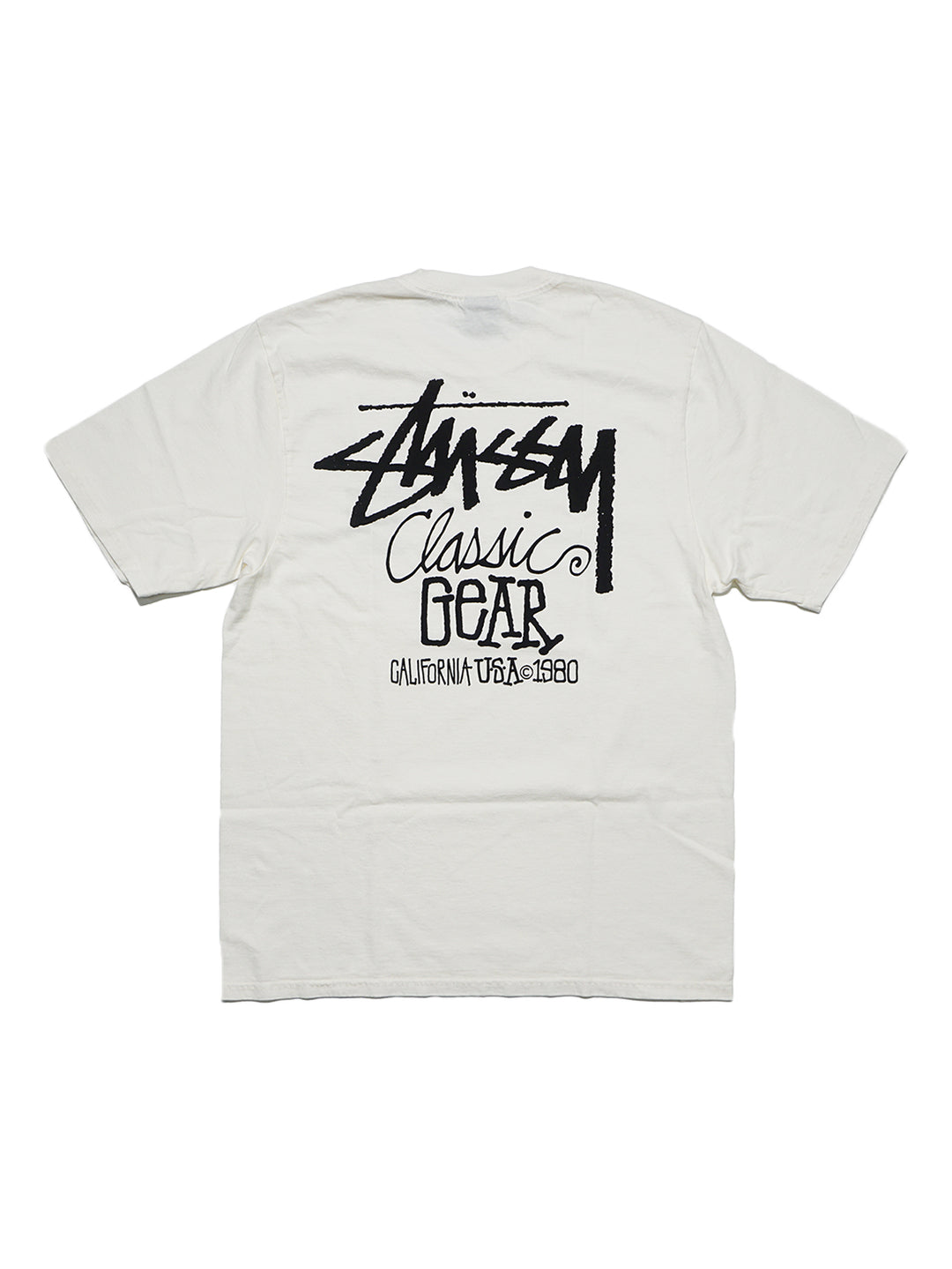 Stussy Classic Gear Pigment Dyed Tee - Natural