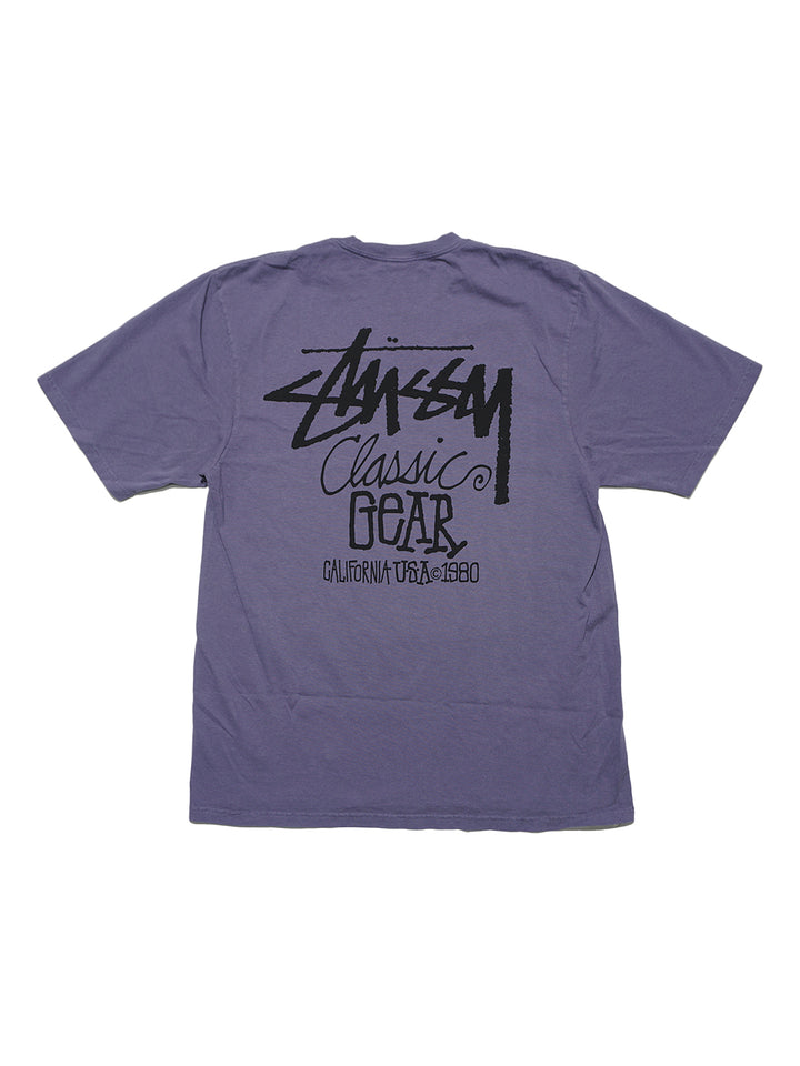Stussy Classic Gear Pigment Dyed Tee - Grape