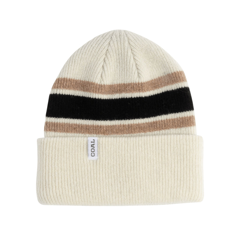 Coal Haines Beanie - Off White / Black