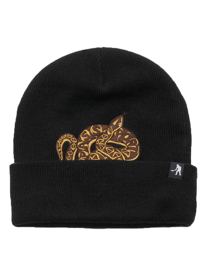 Pass-Port Coiled Beanie - Black