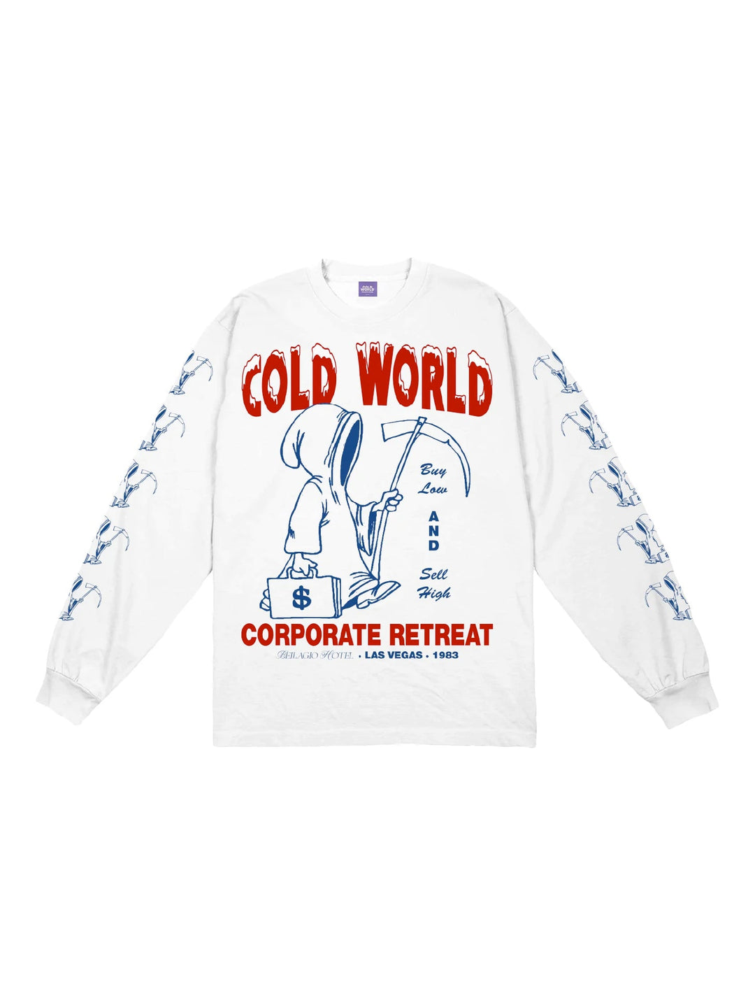 Cold World Retreat LS Tee