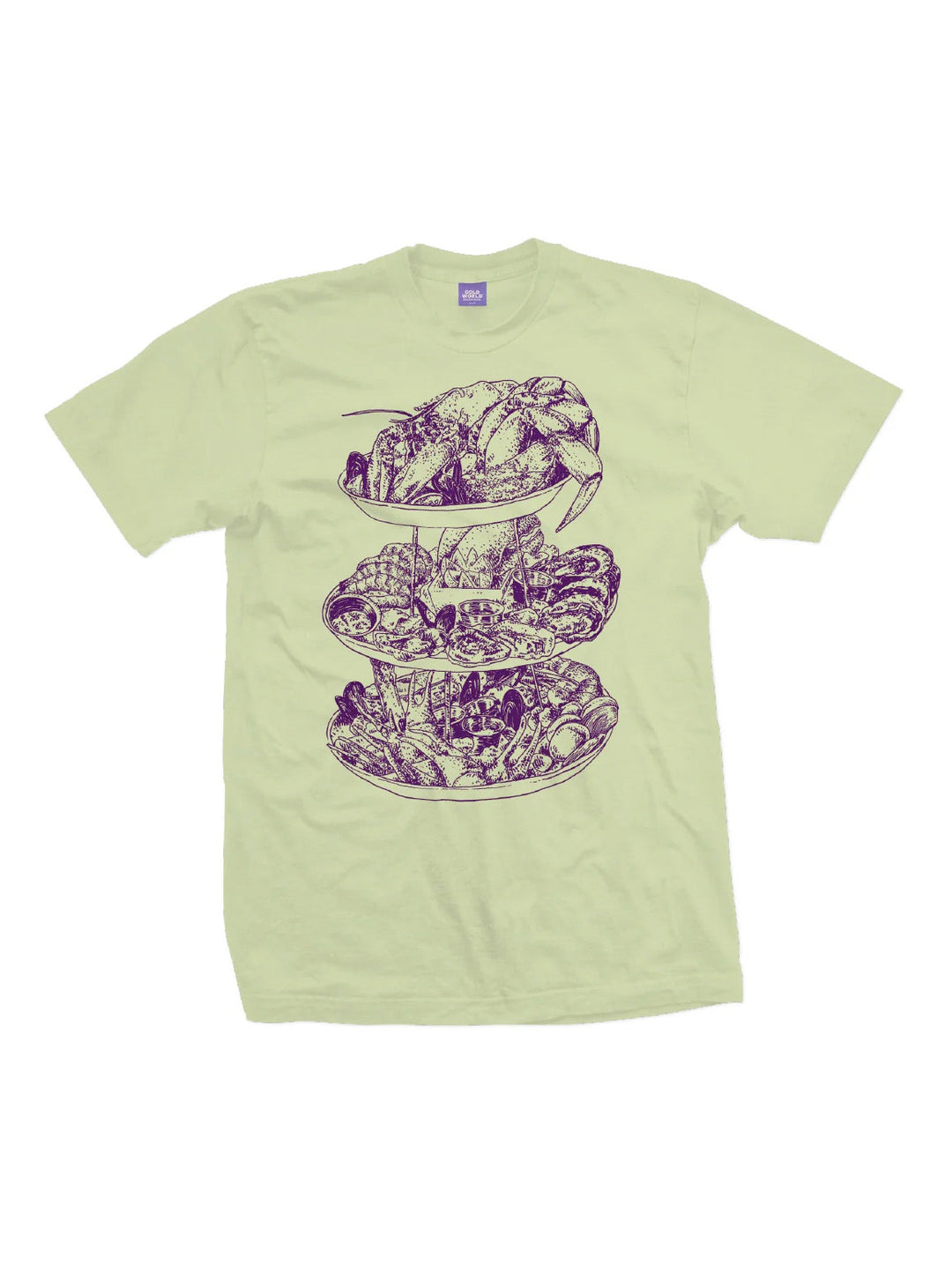 Cold World Seafood Tower Tee