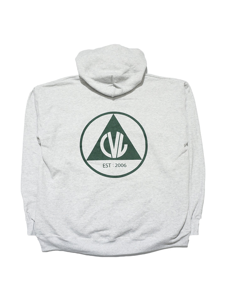 Civil Defense Pullover Hood - Ash / Forest