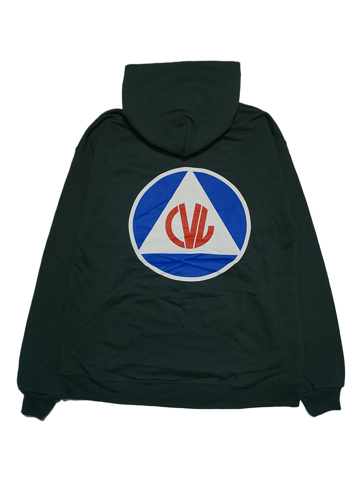 Civil Defense Pull Over Hood Full Color - Deep Forest