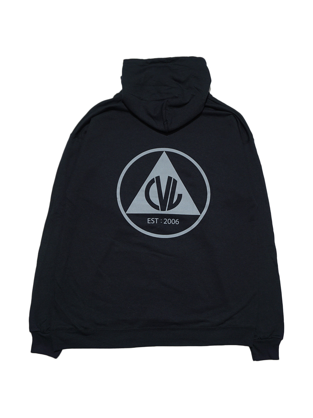 Civil Defense Pullover Hood - Black / Med Grey