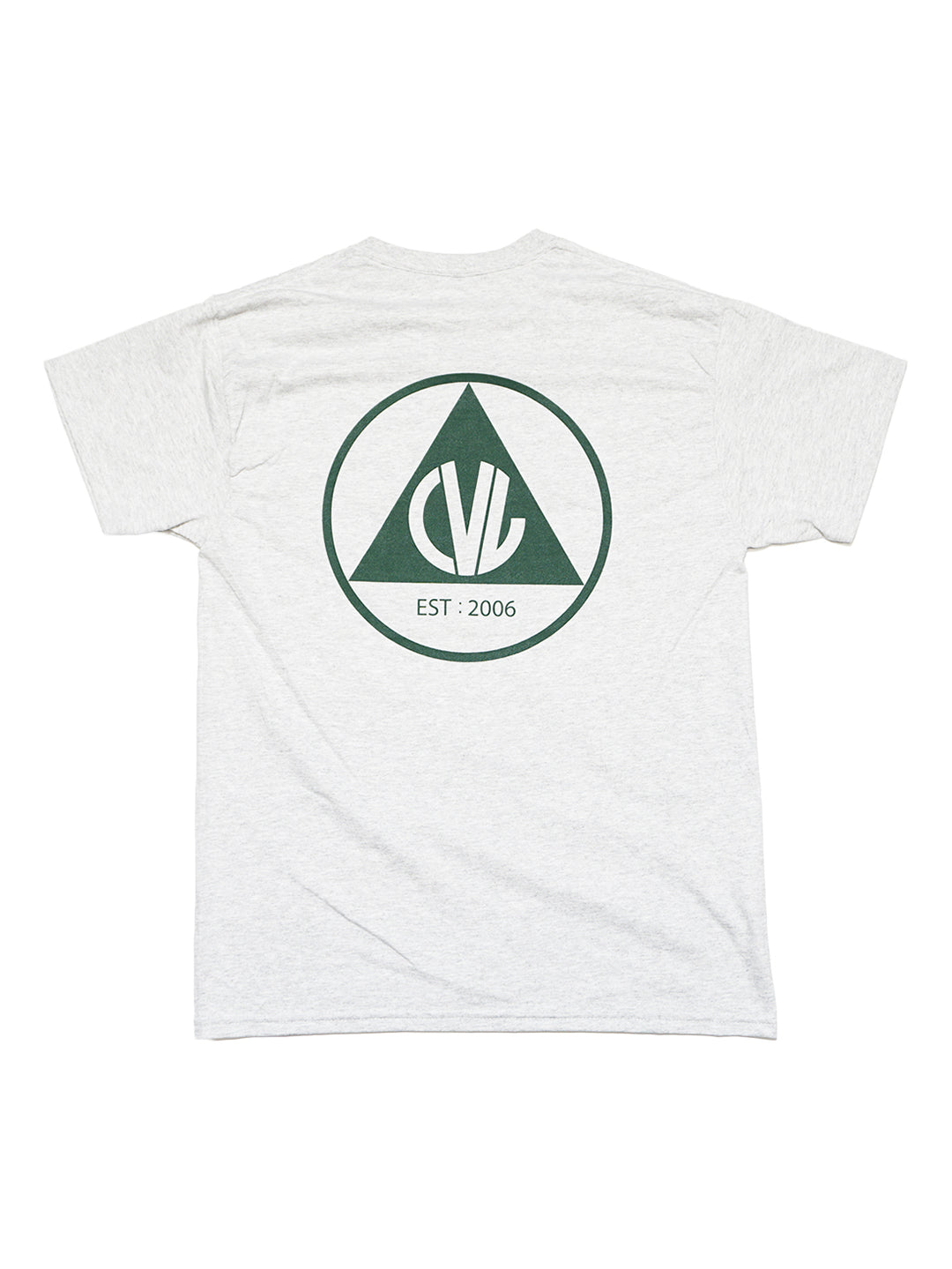 Civil Defense SS Tee - Ash / Dark Green