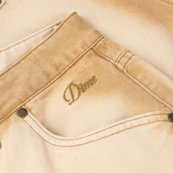 Dime Carpenter Denim Shorts - Bronze