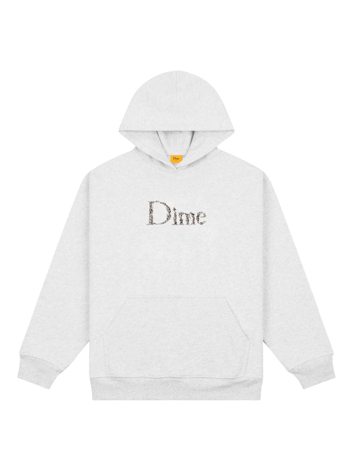 Dime Classic Skull Hoodie - Ash