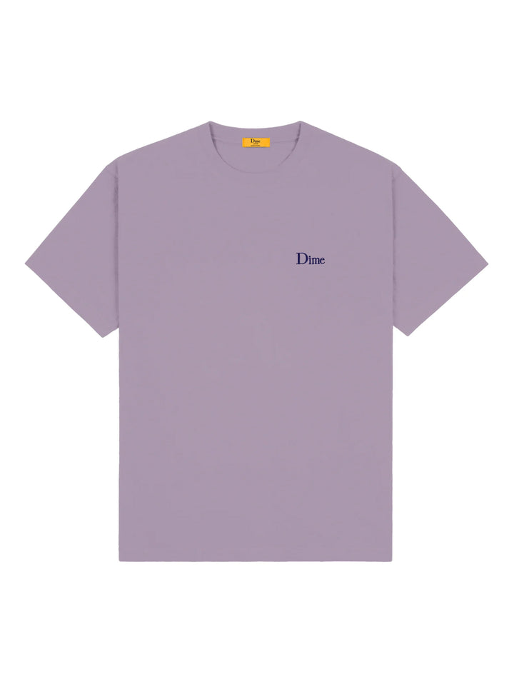 Dime Small Logo Tee - Plum Gray