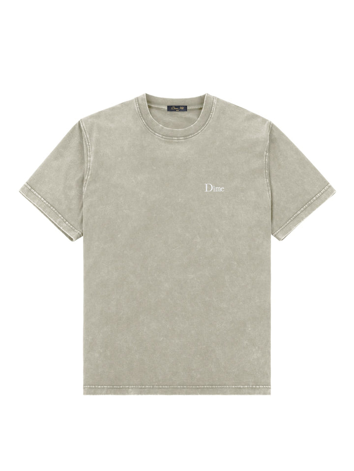 Dime Small Logo T-Shirt - Faded Cement
