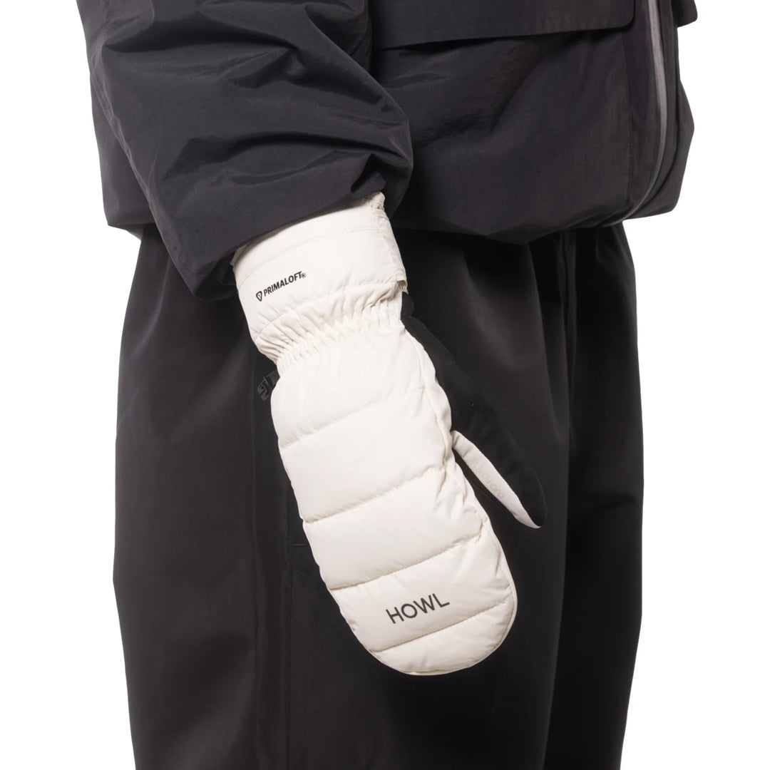 2026 Howl Down Mitt - White