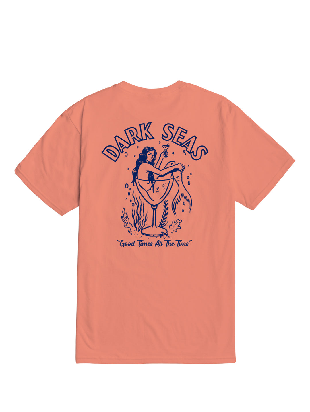 Dark Seas Chill Out Tee - Coral