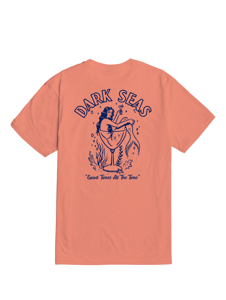 Dark Seas Chill Out Tee - Coral