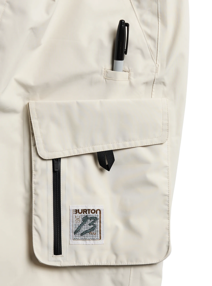 2027 Burton 2L Baggy Cargo Pant by Zeb - Lunar Sand