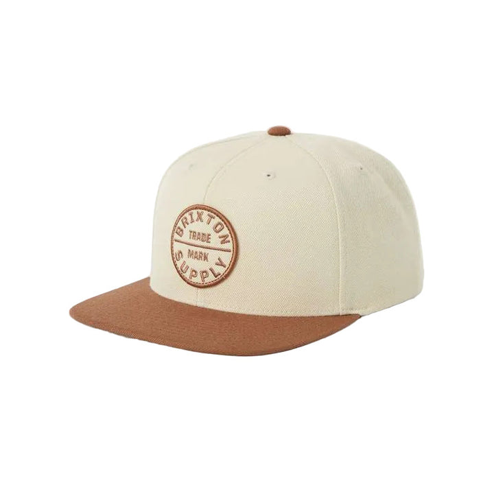Brixton Oath III Snapback - Khaki / Caramel