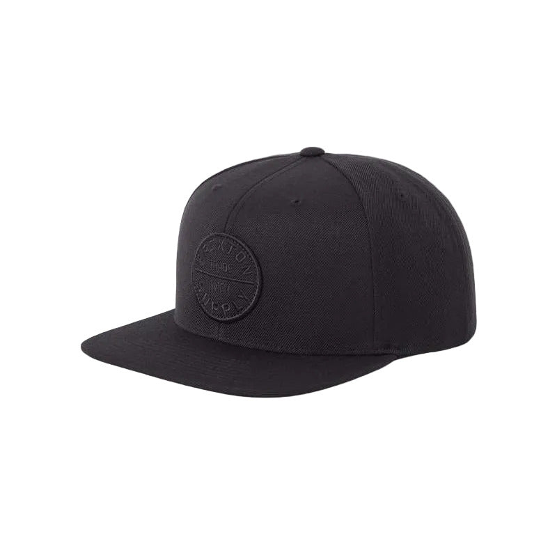 Brixton Oath III Snapback - Black / Black