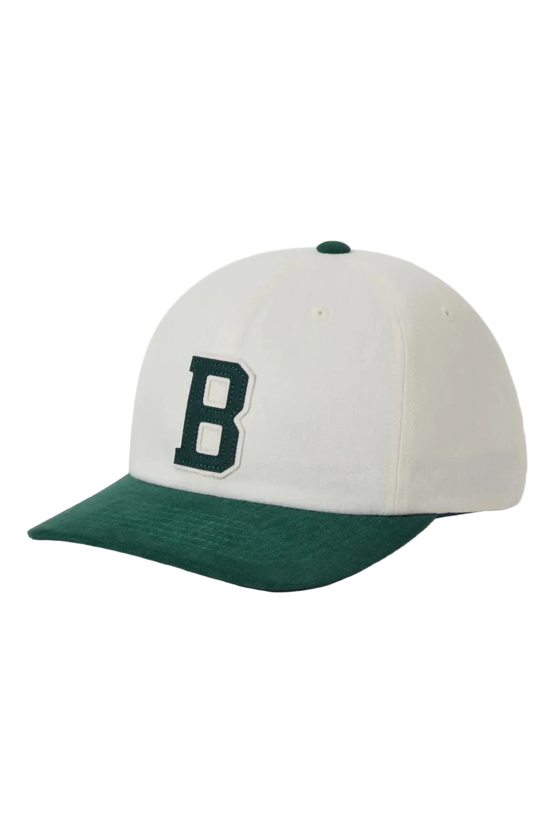 Brixton Big B Adjustable Hat - White / Primal Green