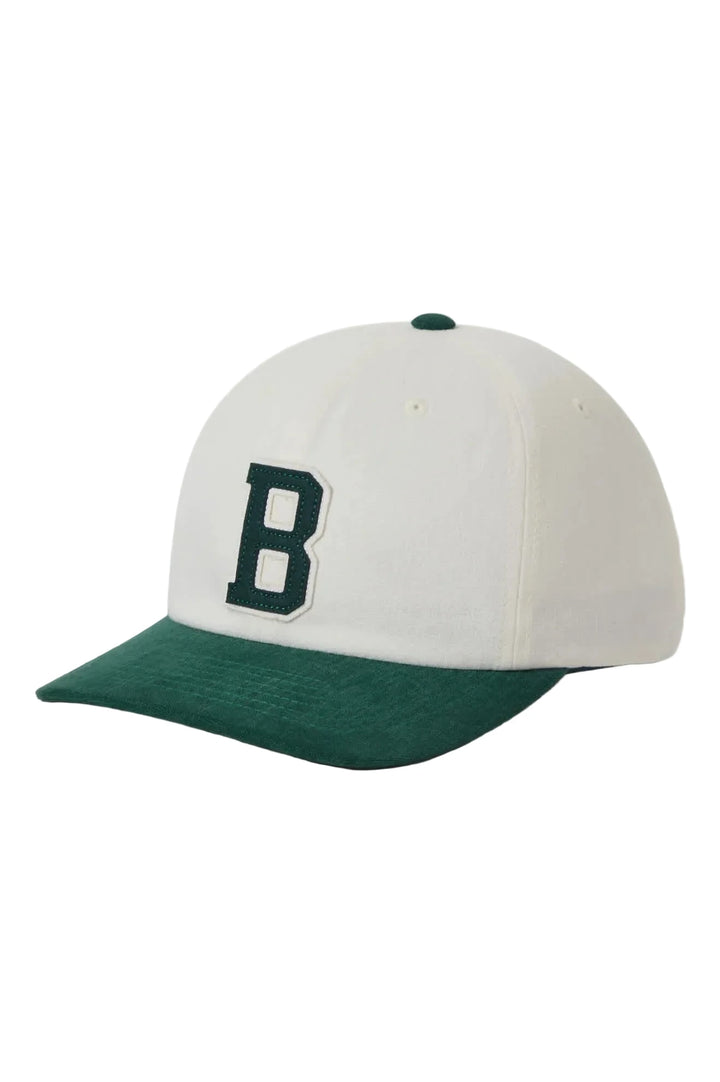 Brixton Big B Adjustable Hat - White / Primal Green
