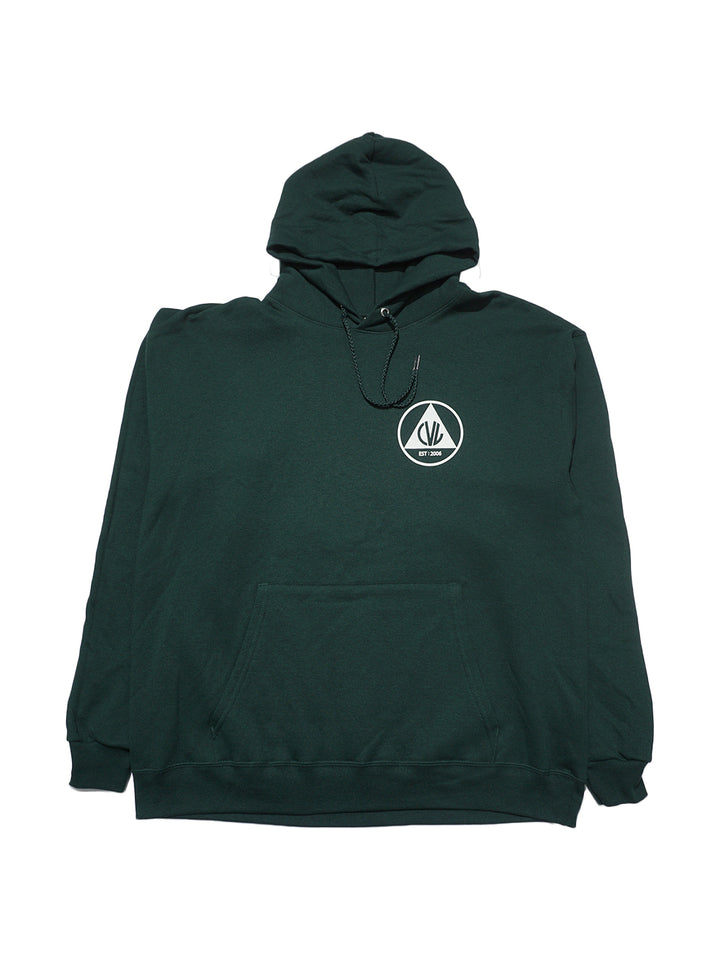 Civil Defense Pullover Hood - Forest / White