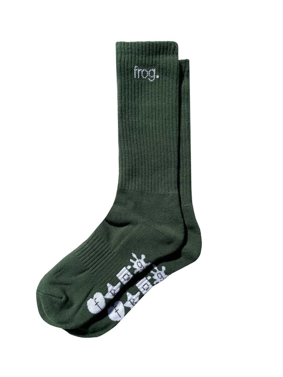 Frog Socks - Dark Green