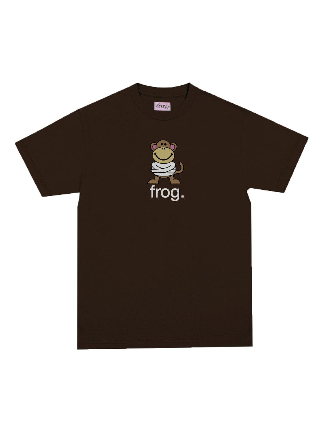 Frog Krazy Monk T-Shirt - Brown