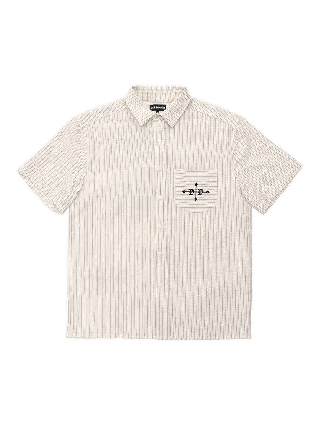 Passport Gauntlets Workers Short Sleeve Shirt - Off White