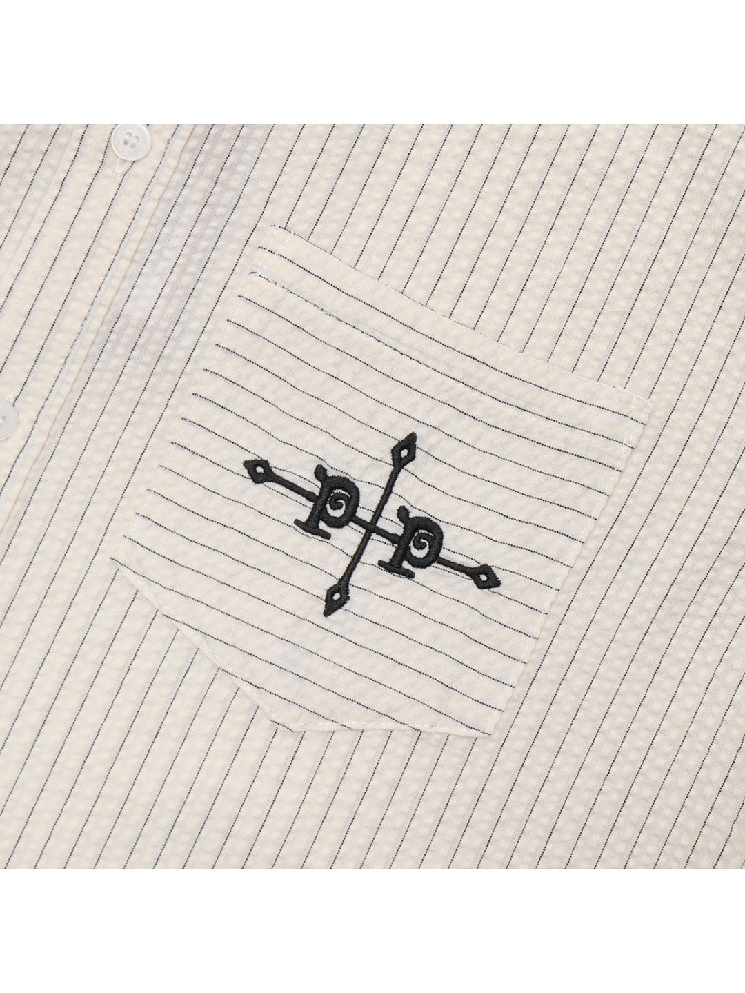 Passport Gauntlets Workers Short Sleeve Shirt - Off White